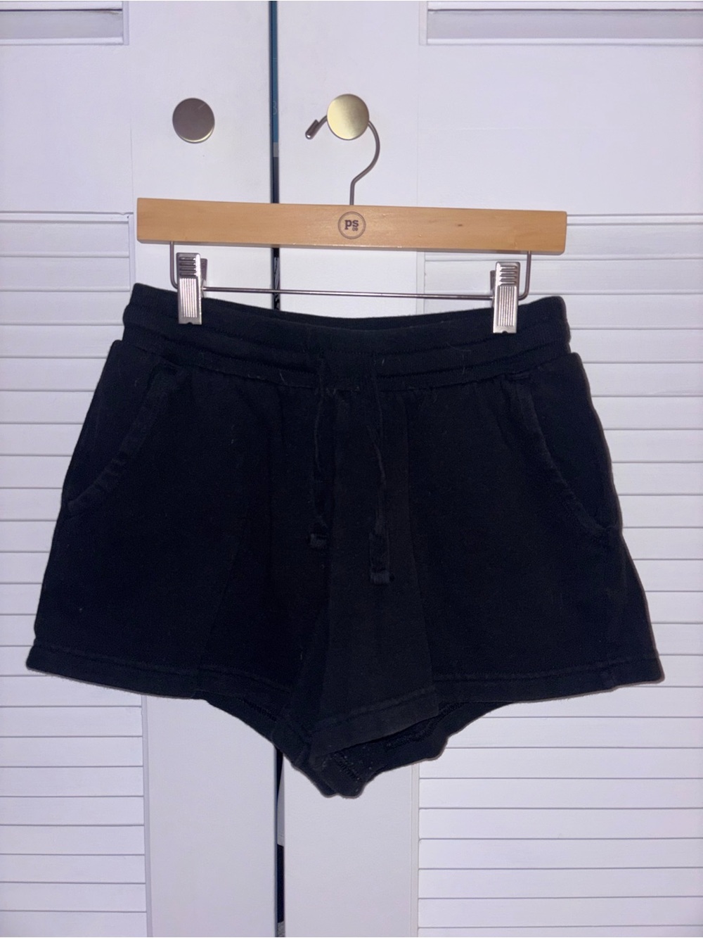Colsie Black Athletic Drawstring Shorts